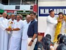 ക​ടു​ത്തു​രു​ത്തി സെ​ന്‍റ് മേ​രീ​സ് ഫൊറോ​നാ താ​ഴ​ത്തു​പ​ള്ളി​യു​ടെ നേതൃ​ത്വ​ത്തി​ല്‍ മ​ന്ത്രി മോ​ന്‍​സ് ജോസഫിന് സ്വീ​ക​ര​ണം നൽകി
